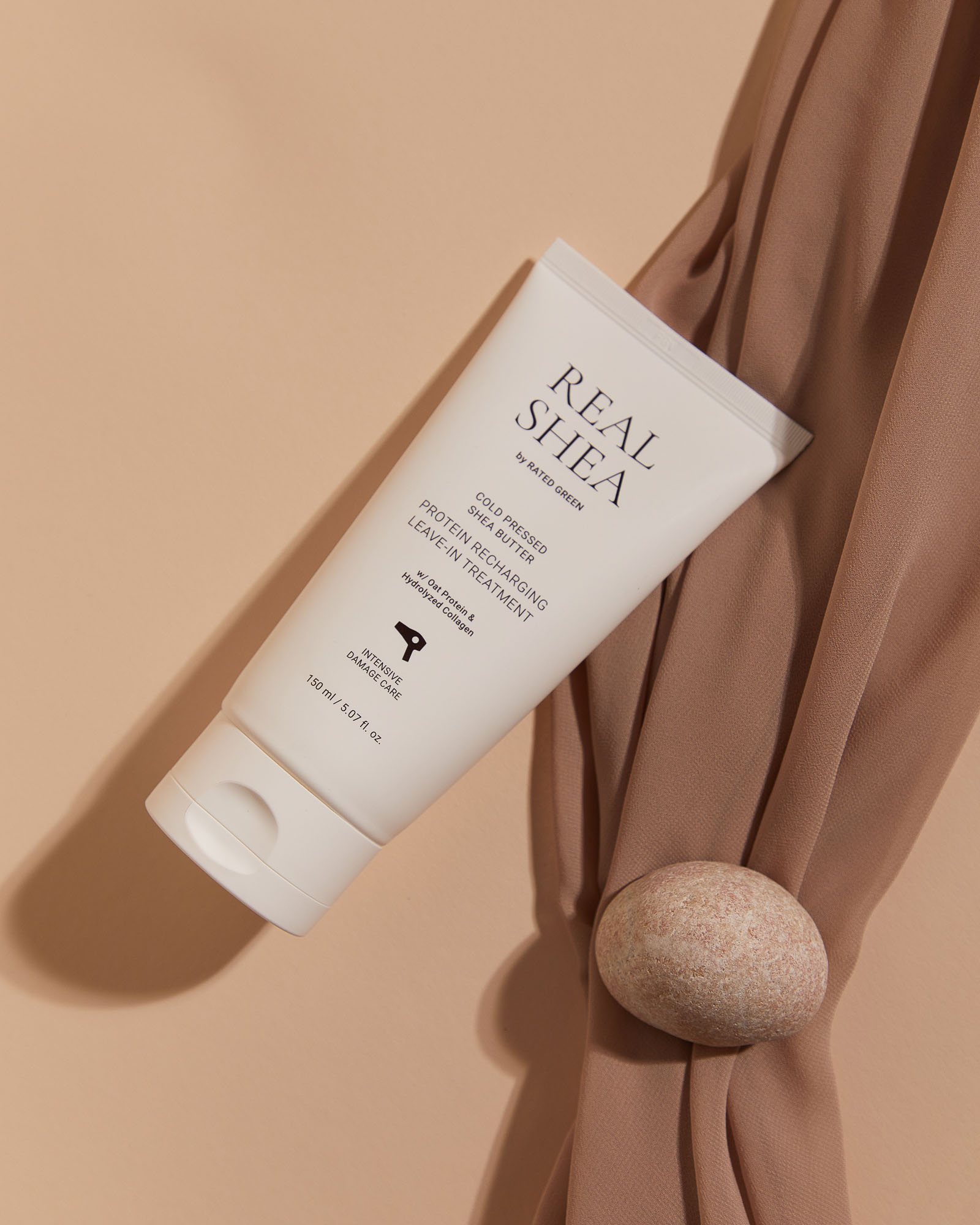 Термозахисний відновлювальний крем для волосся Rated Green Real Shea Protein Recharging Leave-in Treatment